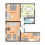 Big Flat With Fresh Renovation, Free Parking, Sonyps, Netflix