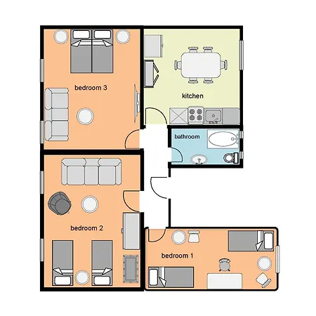 Big Flat With Fresh Renovation, Free Parking, Sonyps, Netflix