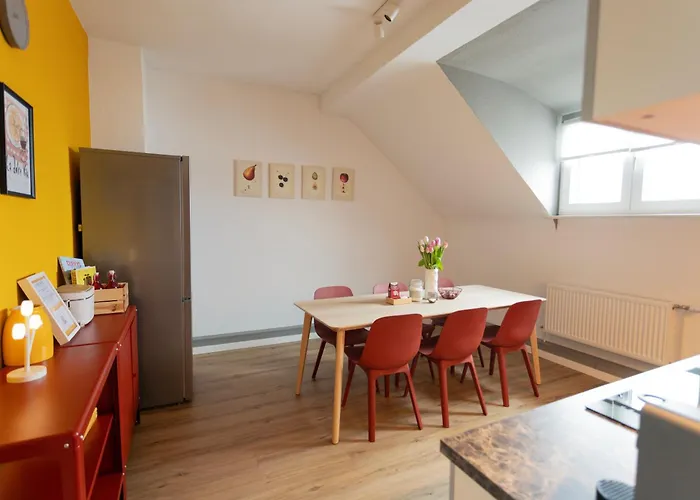 公寓 Big Flat With Fresh Renovation, Free Parking, Sonyps, Netflix 杜伊斯堡