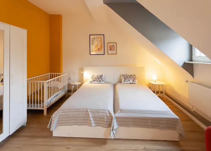 Big Flat With Fresh Renovation, Free Parking, Sonyps, Netflix Ντούισμπουργκ